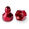 BLACKHORSE-RACING BLACKHORSERACING Female AN10 to AN6 Male Flare Reducer Hose Fitting Adapter 2PCS Red