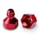BLACKHORSE-RACING BLACKHORSERACING Female AN10 to AN6 Male Flare Reducer Hose Fitting Adapter 2PCS Red