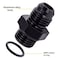 Breezliy 6AN Male Flare to AN6 ORB Male ORing Fitting Adapter 2PCS 2PCS 6an ORB to 6an