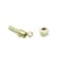 CDQBWKJGFJ 2 Pcs Compression 516 Tube OD to 516 Hose Barb fitting Transmission Cooler Line Brass Fuel Oil Water Gas Air