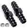 CNRAQR 12 Barb Inline Fuel Pressure Gauge Fitting Adapter with 18 NPT Plug Fitting and Sensor Gage Port Aluminum 2Pcs
