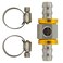 CNRAQR 38 Fuel Line Fuel TFitting Adapter Includes Clamps