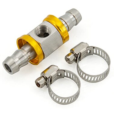 CNRAQR 38 Fuel Line Fuel TFitting Adapter Includes Clamps