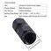 CNRAQR 6AN Female to 6AN Female Straight Swivel Coupler Fitting Adapter 91618UNF Thread Aluminium Anodized Black 2PCS