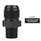 Dexepe 10AN Male Flare to 38 NPT Pipe Fitting Adapter Aluminum Straight Fuel Line Hose Adapter Black Anodized Fuel System Fittings 2PCS