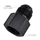 EVIL ENERGY 10AN Male Flare to 12 NPT Female Fitting Adapter Aluminum 2PCS