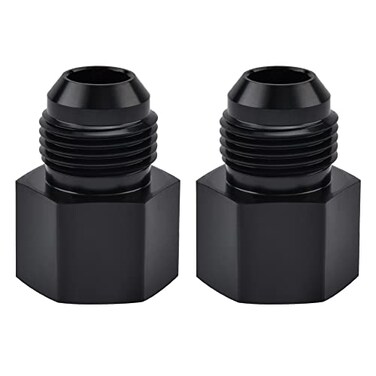EVIL ENERGY 10AN Male Flare to 12 NPT Female Fitting Adapter Aluminum 2PCS