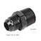 EVIL ENERGY 10AN Male Flare to 34 NPT Pipe Fitting Adapter Straight Aluminum Black