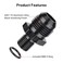 EVIL ENERGY 10AN Male Flare to M14 x 15mm Male Metric Fitting Adapter Aluminium Alloy 1PC