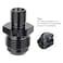 EVIL ENERGY 10AN Male Flare to M14 x 15mm Male Metric Fitting Adapter Aluminium Alloy 1PC