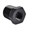 EVIL ENERGY 12 NPT Male to 14 NPT Female Reducer Bushing Fitting Adapter Hex Aluminum Black
