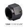 EVIL ENERGY 12AN Flare Cap Block off Fitting Plug Black