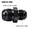 EVIL ENERGY 12AN Male to AN10 Male Flare Reducer Coupler Union Straight Adapter Fitting Black