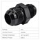 EVIL ENERGY 12AN Male to AN10 Male Flare Reducer Coupler Union Straight Adapter Fitting Black