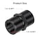 EVIL ENERGY 14 NPT Female to 14 NPT Female Fitting Adapter Straight Aluminum Black