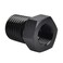 EVIL ENERGY 14 NPT Male to 18 NPT Female Reducer Bushing Fitting Adapter Hex Aluminum Black