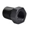 EVIL ENERGY 14 NPT Male to 18 NPT Female Reducer Bushing Fitting Adapter Hex Aluminum Black