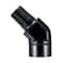 EVIL ENERGY 18 NPT Female to Male Fitting Adapter 45 Degree Elbow Aluminum Black