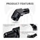EVIL ENERGY 18 NPT Female to Male Fitting Adapter 45 Degree Elbow Aluminum Black
