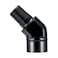 EVIL ENERGY 18 NPT Female to Male Fitting Adapter 45 Degree Elbow Aluminum Black