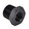 EVIL ENERGY 38 NPT Male to 14 NPT Female Reducer Bushing Fitting Adapter Hex Aluminum Black
