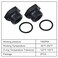 EVIL ENERGY 3AN Block off Cap ORB Plug Fitting Adapter Male Aluminum 2PCS