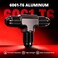 EVIL ENERGY 3AN Male Flare Tee Fitting Adapter T Union Aluminum Black