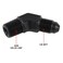 EVIL ENERGY 3AN Male Flare to 18 NPT Pipe 45 Degree Fitting Adapter Aluminum Black