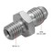 EVIL ENERGY 3AN Male Flare to M10 x 10 Male Metric Thread Brake Fitting Stainless Steel Adapter