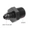 EVIL ENERGY 4AN Male Flare to 38 NPT Pipe Fitting Adapter Straight Aluminum Black