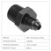 EVIL ENERGY 4AN Male Flare to 38 NPT Pipe Fitting Adapter Straight Aluminum Black