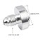 EVIL ENERGY 4AN Male Weld on Bung Fitting Aluminum 4PCS