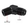 EVIL ENERGY 6AN Male Flare to 14 NPT Pipe 45 Degree Fitting Adapter Aluminum Black