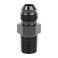 EVIL ENERGY 6AN Male Flare to 14 NPT Pipe Fitting Adapter Straight Aluminum Black