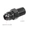 EVIL ENERGY 6AN Male Flare to 14 NPT Pipe Fitting Adapter Straight Aluminum Black