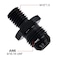EVIL ENERGY 6AN Male Flare to M10 x 15mm Male Metric Fitting Adapter Aluminium Alloy 2PCS