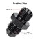 EVIL ENERGY 6AN Male Flare to M12 x 10mm Male Metric Fitting Adapter Aluminium Alloy 1PC