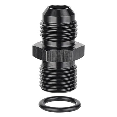 EVIL ENERGY 6AN Male Flare to M14 x 15mm Male Metric Fitting Adapter Aluminium Alloy 1PC