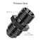 EVIL ENERGY 6AN Male Flare to M14 x 15mm Male Metric Fitting Adapter Aluminium Alloy 2PCS