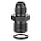EVIL ENERGY 6AN Male Flare to M16 x 15mm Male Metric Fitting Adapter Aluminium Alloy 1PC