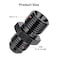 EVIL ENERGY 6AN Male Flare to M16 x 15mm Male Metric Fitting Adapter Aluminium Alloy 2PCS