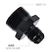 EVIL ENERGY 6AN Male Flare to M22 x 15mm Male Metric Fitting Adapter Aluminium Alloy 2PCS