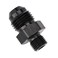EVIL ENERGY 6AN Male to 1828 BSPP Fitting Adapter Straight Aluminum Black