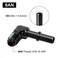 EVIL ENERGY 6AN Male to 38 SAE Quick Disconnect Male 90 Degree Push On EFI Fitting Adapter Aluminum