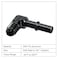 EVIL ENERGY 6AN Male to 38 SAE Quick Disconnect Male 90 Degree Push On EFI Fitting Adapter Aluminum