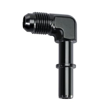 EVIL ENERGY 6AN Male to 38 SAE Quick Disconnect Male 90 Degree Push On EFI Fitting Adapter Aluminum