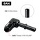 EVIL ENERGY 6AN Male to 516 SAE Quick Disconnect Male 90 Degree Push On EFI Fitting Adapter Aluminum
