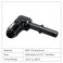 EVIL ENERGY 6AN Male to 516 SAE Quick Disconnect Male 90 Degree Push On EFI Fitting Adapter Aluminum