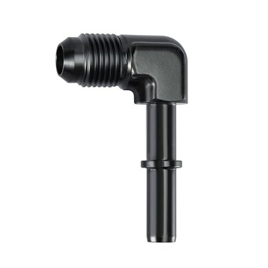 EVIL ENERGY 6AN Male to 516 SAE Quick Disconnect Male 90 Degree Push On EFI Fitting Adapter Aluminum