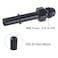 EVIL ENERGY 6AN Male to 516 SAE Quick Disconnect Male Push On EFI Fitting Adapter Aluminum 2PCS